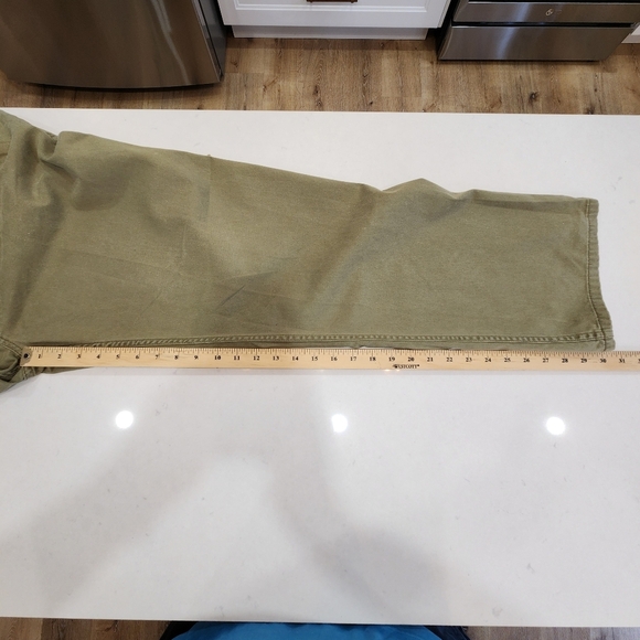 VTG Polo Ralph Lauren Drygoods 650 Straight Pants Khaki Olive Green Chino 40x30 - Picture 11 of 13